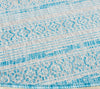 Safavieh Courtyard CY8061-37121 Aqua / Grey Area Rug Detail