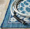 Safavieh Courtyard CY8100-53412 Blue / Ivory Area Rug Detail