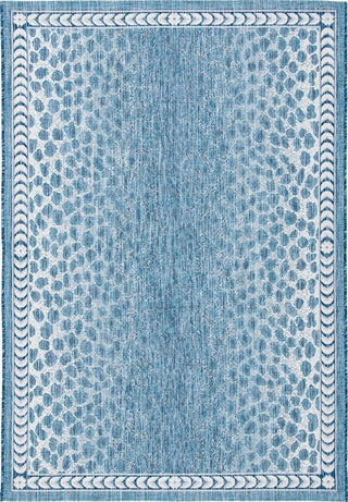 Safavieh Courtyard CY8100-53412 Blue / Ivory Area Rug Main