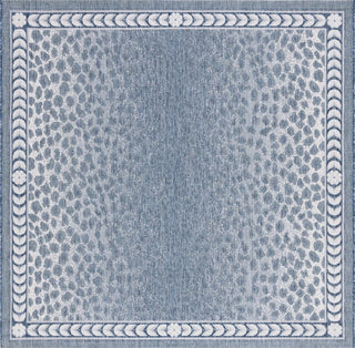 Safavieh Courtyard CY8100-53412 Blue / Ivory Area Rug Square