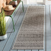 Safavieh Courtyard CY8168-37621 Black / Grey Area Rug Room Scene Feature