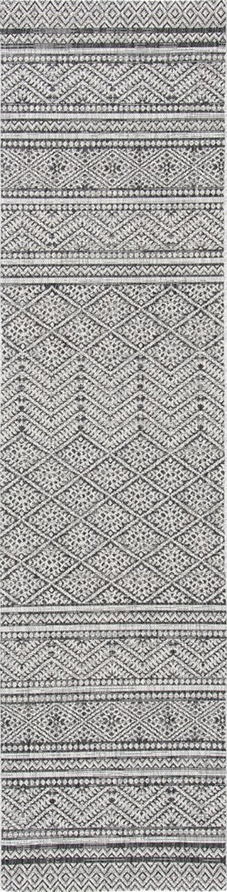 Safavieh Courtyard CY8168-37621 Black / Grey Area Rug Runner