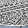 Safavieh Courtyard CY8168-37621 Black / Grey Area Rug Detail