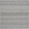 Safavieh Courtyard CY8196-37612 Black / Grey Area Rug Square