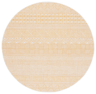 Safavieh Courtyard CY8196-56012 Beige / Gold Area Rug Round