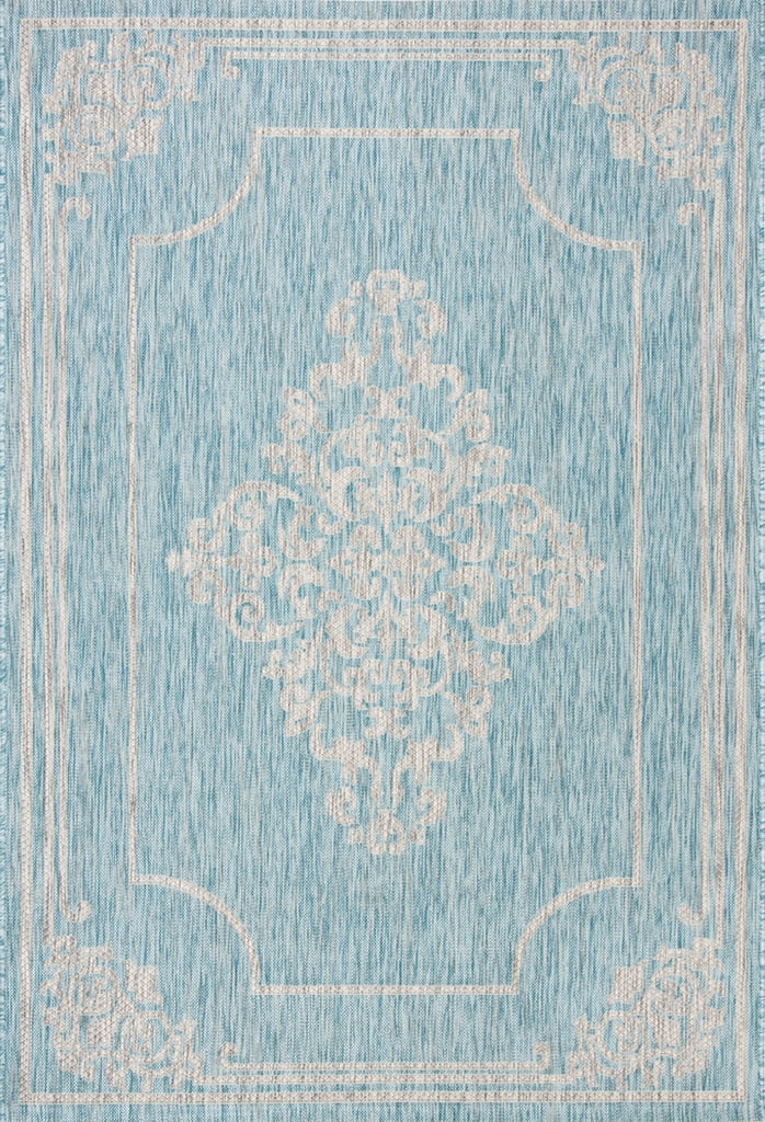 Safavieh Courtyard CY8212-37121 Aqua / Grey Area Rug main image