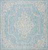 Safavieh Courtyard CY8212-37121 Aqua / Grey Area Rug Square