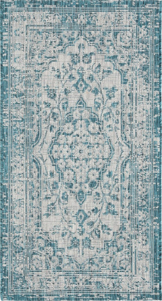 Safavieh Courtyard CY8231-37212 Grey / Blue Area Rug main image