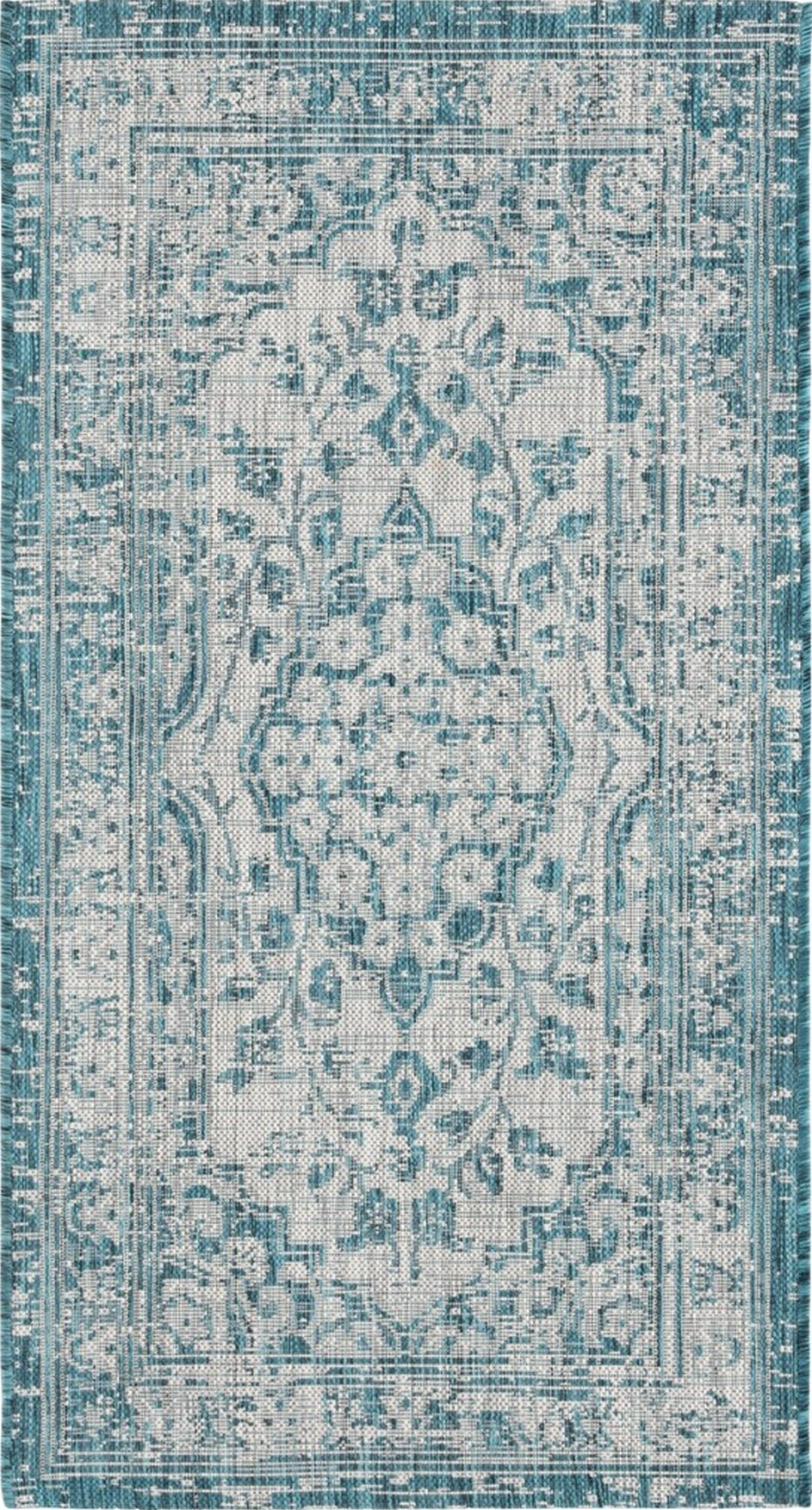 Safavieh Courtyard CY8231-37212 Grey / Blue Area Rug main image