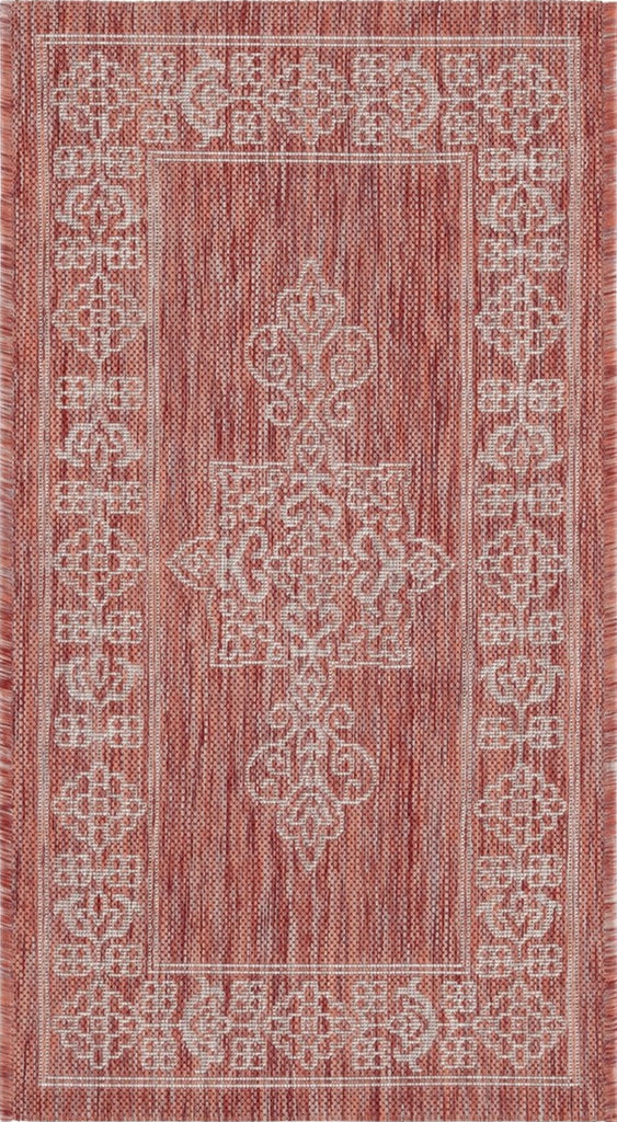 Safavieh Courtyard CY8232-36521 Rust / Ivory Area Rug main image