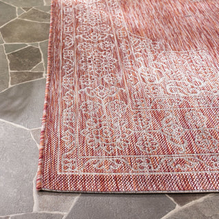 Safavieh Courtyard CY8232-36521 Rust / Ivory Area Rug Detail