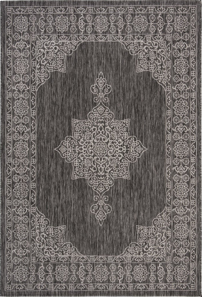 Safavieh Courtyard CY8232-36621 Black / Ivory Area Rug main image