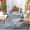 Safavieh Courtyard CY8232-36621 Black / Ivory Area Rug Room Scene