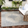 Safavieh Courtyard CY8232-36812 Grey / Navy Area Rug Room Scene Feature