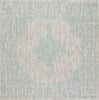 Safavieh Courtyard CY8232-37112 Grey / Aqua Area Rug Square