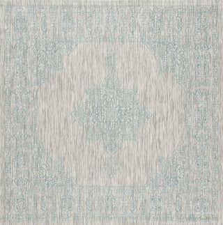 Safavieh Courtyard CY8232-37112 Grey / Aqua Area Rug Square