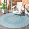 Safavieh Courtyard CY8232-37121 Aqua / Grey Area Rug Room Scene