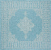 Safavieh Courtyard CY8232-37121 Aqua / Grey Area Rug Square