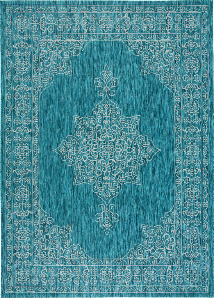 Safavieh Courtyard CY8232-37221 Teal / Ivory Area Rug main image