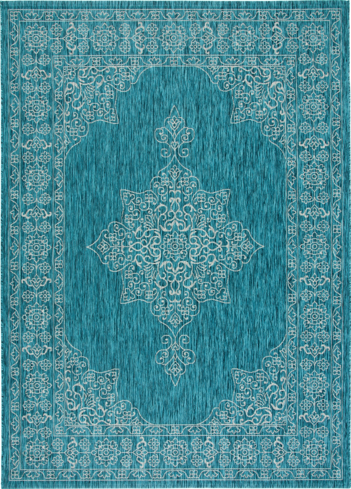 Safavieh Courtyard CY8232-37221 Teal / Ivory Area Rug main image