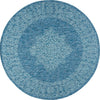 Safavieh Courtyard CY8232-39421 Navy / Ivory Area Rug Round