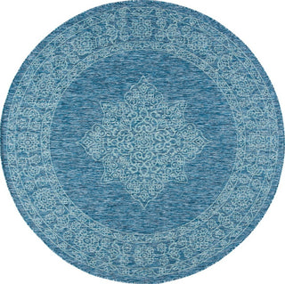 Safavieh Courtyard CY8232-39421 Navy / Ivory Area Rug Round