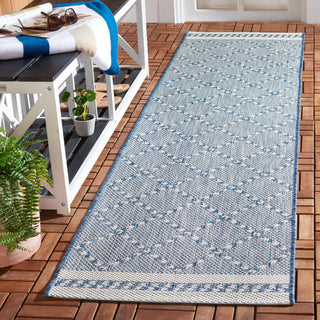 Safavieh Courtyard CY8234-534 Navy / Ivory Area Rug Room Scene Feature