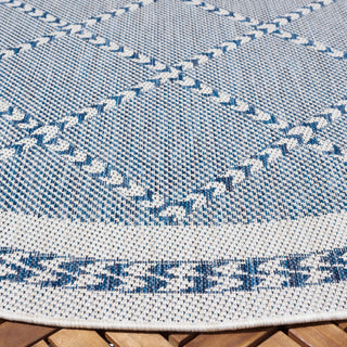 Safavieh Courtyard CY8234-534 Navy / Ivory Area Rug Detail