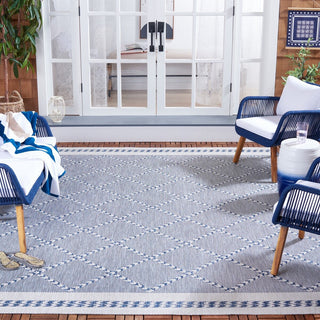Safavieh Courtyard CY8234-534 Navy / Ivory Area Rug Room Scene