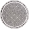 Safavieh Courtyard CY8234-537 Black / Ivory Area Rug Round