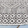 Safavieh Courtyard CY8235-37612 Grey / Black Area Rug Detail