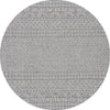 Safavieh Courtyard CY8235-37612 Grey / Black Area Rug Round