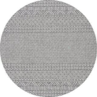 Safavieh Courtyard CY8235-37612 Grey / Black Area Rug Round