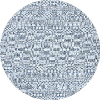 Safavieh Courtyard CY8235-53412 Blue / Navy Area Rug Round