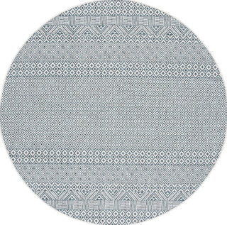 Safavieh Courtyard CY8235-53512 Ivory / Aqua Area Rug Round