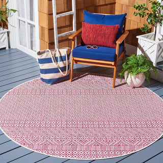 Safavieh Courtyard CY8235-55912 Ivory / Red Area Rug Room Scene