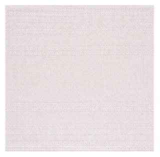 Safavieh Courtyard CY8235-56212 Ivory / Soft Pink Area Rug Square