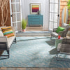 Safavieh Courtyard CY8382-37121 Aqua / Grey Area Rug Room Scene