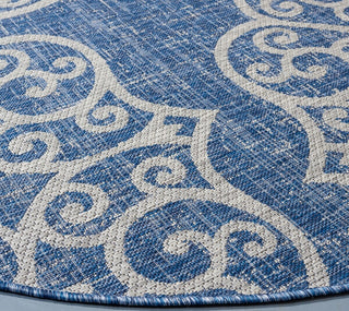 Safavieh Courtyard CY8396-36821 Navy / Grey Area Rug Detail