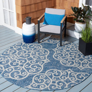 Safavieh Courtyard CY8396-36821 Navy / Grey Area Rug Room Scene