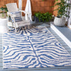 Safavieh Courtyard CY8444-53412 Ivory / Navy Area Rug Room Scene