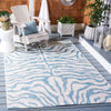 Safavieh Courtyard CY8444-53612 Ivory / Aqua Area Rug Room Scene