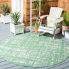 Safavieh Courtyard CY8451-55721 Green Blue / Ivory Area Rug Room Scene Feature