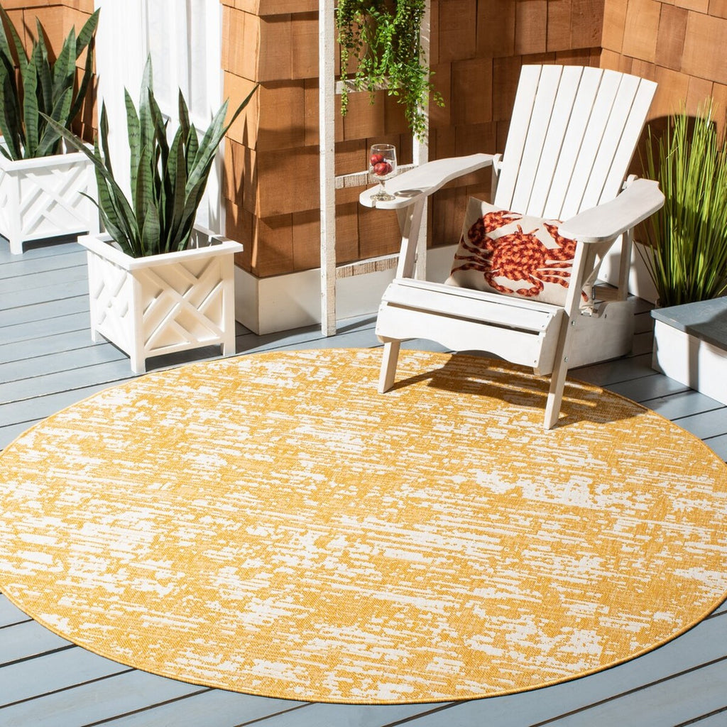 Safavieh Courtyard CY8452-56021 Gold / Ivory Area Rug Room Scene Feature