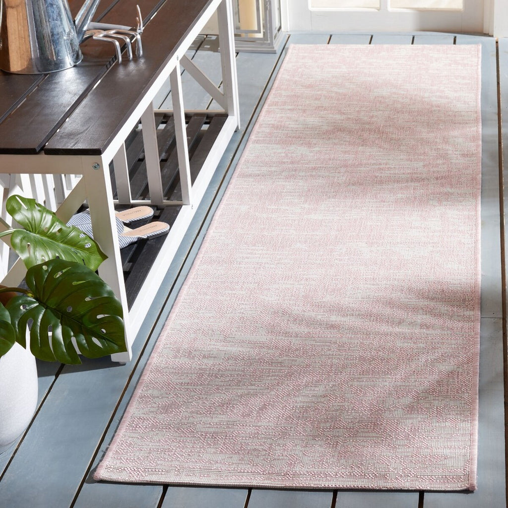 Safavieh Courtyard CY8452-56221 Pink / Ivory Area Rug Room Scene Feature
