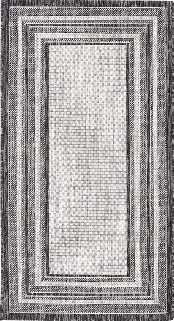 Safavieh Courtyard CY8475-37612 Light Grey / Black Area Rug main image