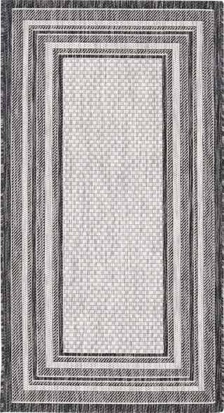 Safavieh Courtyard CY8475-37612 Light Grey / Black Area Rug main image