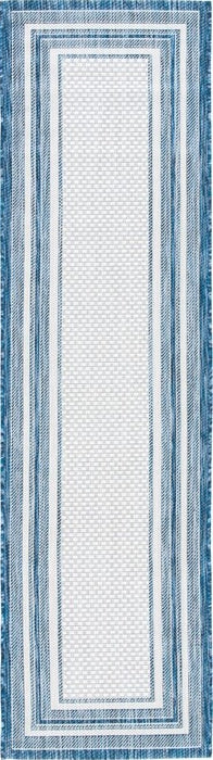 Safavieh Courtyard CY8475-53412 Ivory / Navy Area Rug Runner