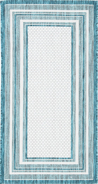 Safavieh Courtyard CY8475-53512 Ivory / Teal Area Rug main image