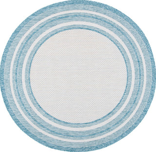 Safavieh Courtyard CY8475-53612 Ivory / Aqua Area Rug main image